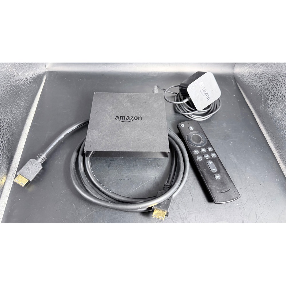 Amazon Fire TV 2nd Gen 4K UHD Streaming Media Player DV83YW with Remote & Cables